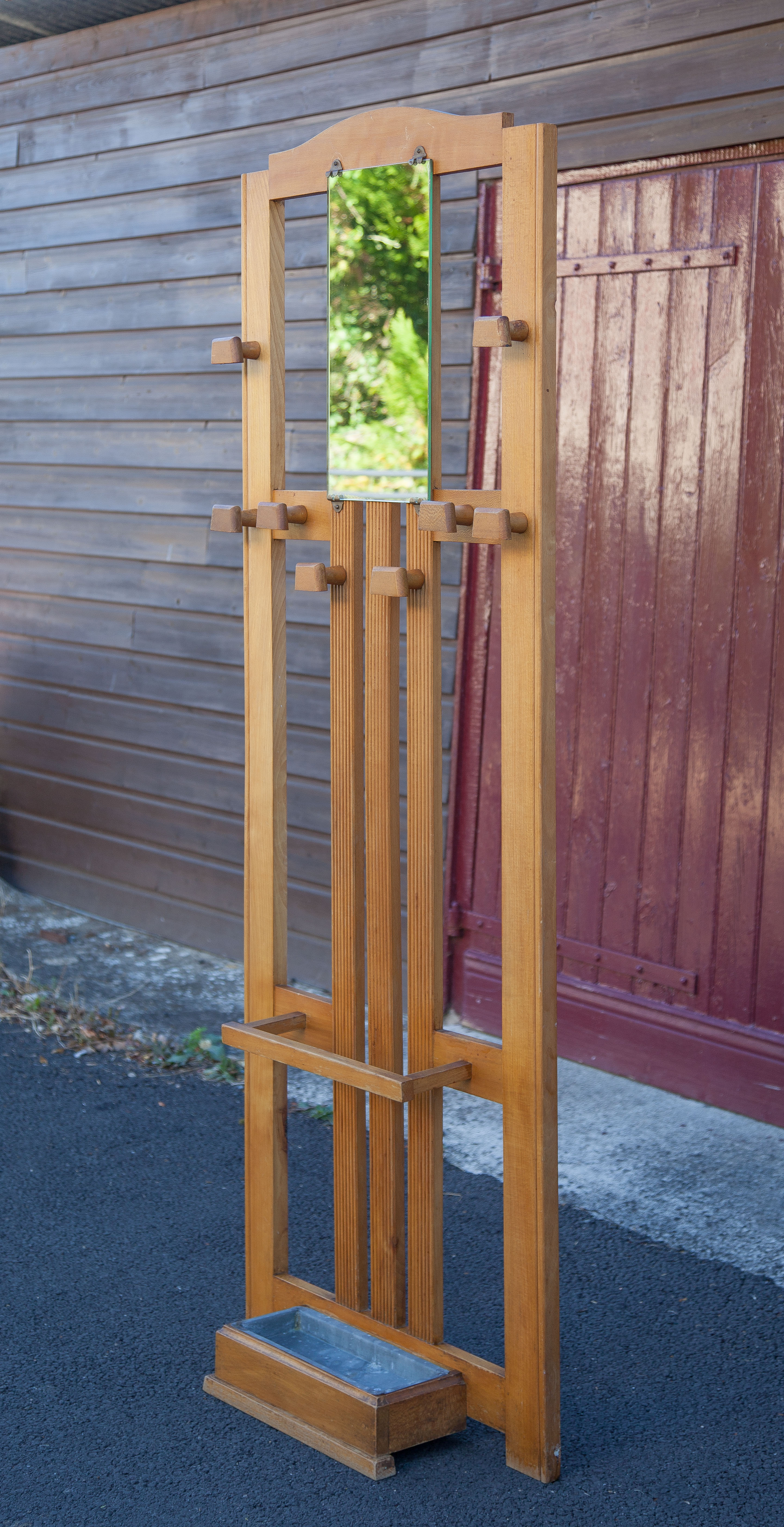 Coat rack wardrobe 50s