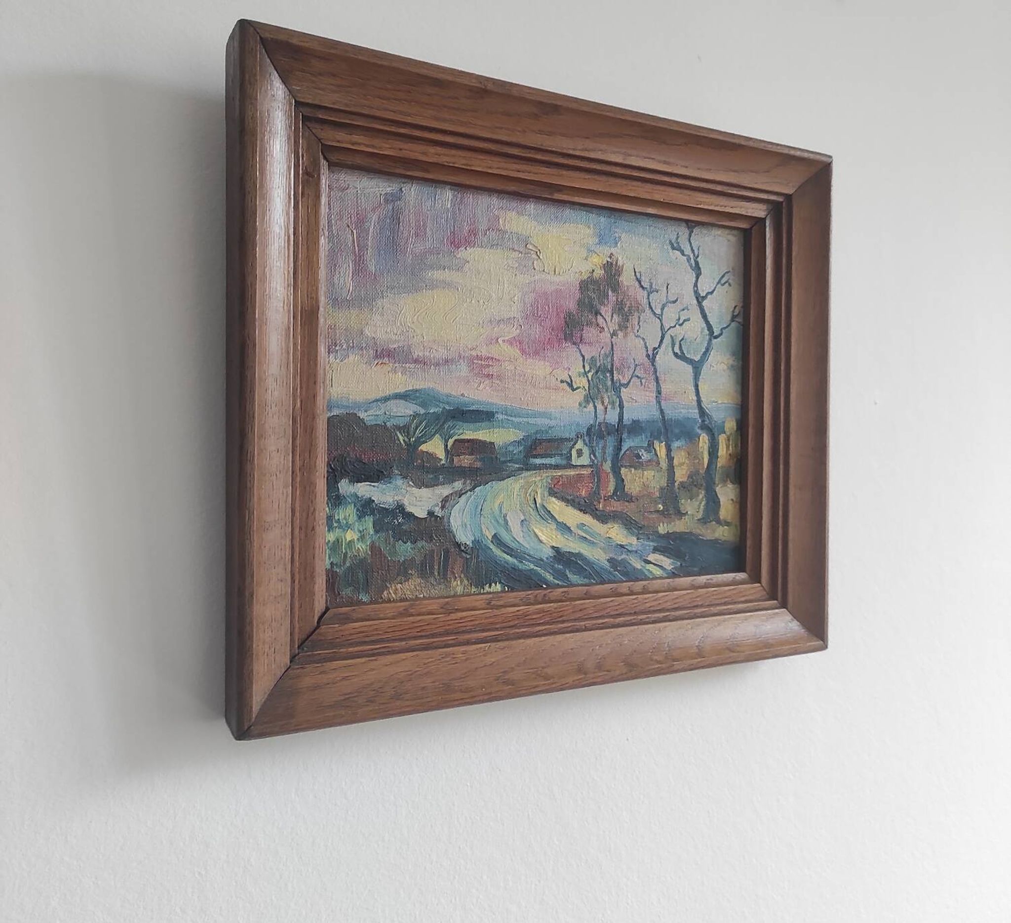 Ancient painting - Expressionist landscape