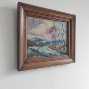 Ancient painting - Expressionist landscape