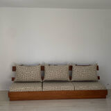 Banquette murale années 1970