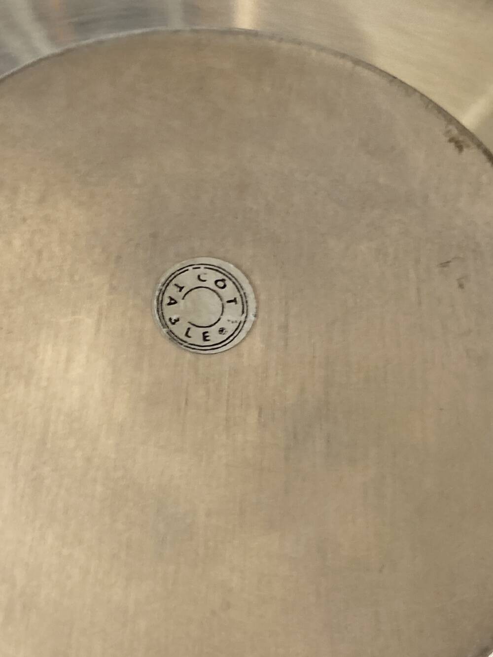 Silver-plated butter dish with elephant motif