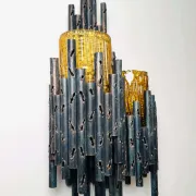 Lampe murale brutaliste par Marcel Fantoni, Italie, années 1960.