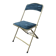 Vintage folding chair Mid-Century style Opera gold metal velvet