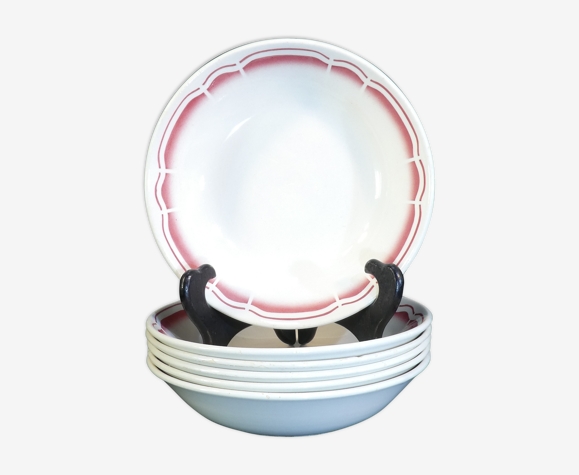 Set de 6 assiettes creuses Badonviller