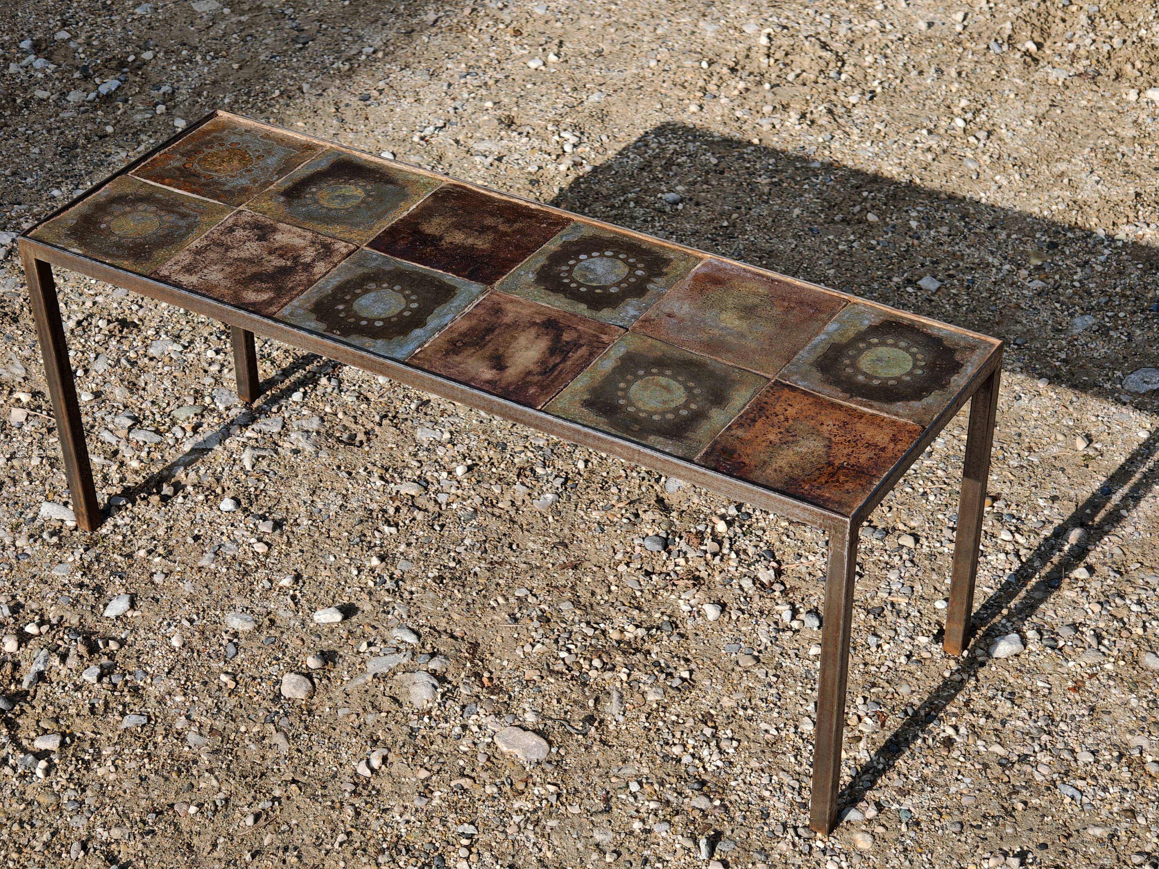 Vintage ceramic coffee table