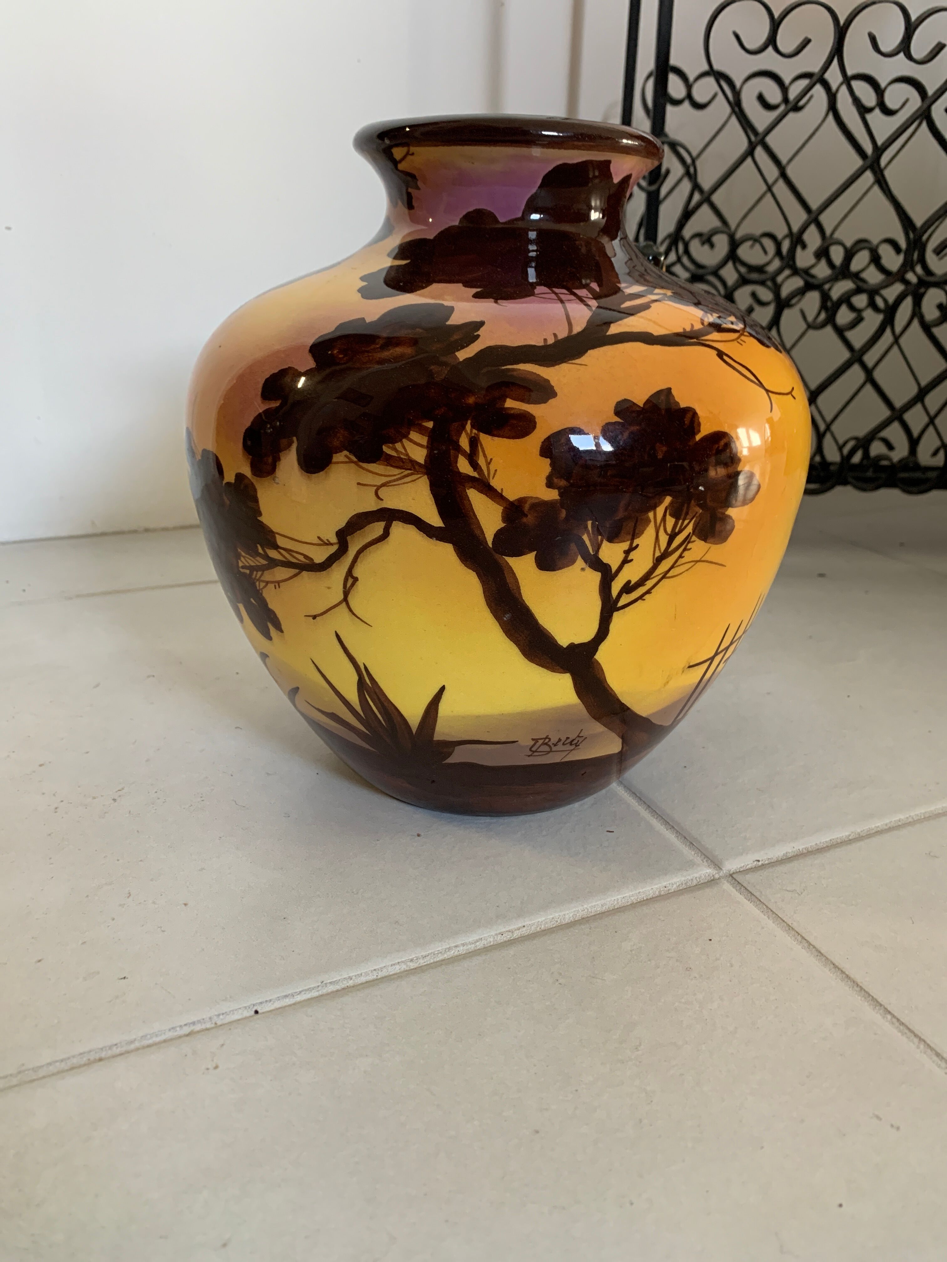 Berty ceramic vase