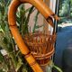 Rattan cobra plant holder