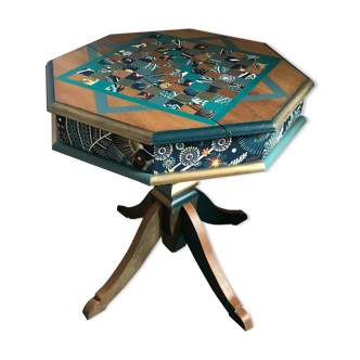 Octagonal side table