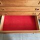 Large Danish vintage row in blond teak from the 60s