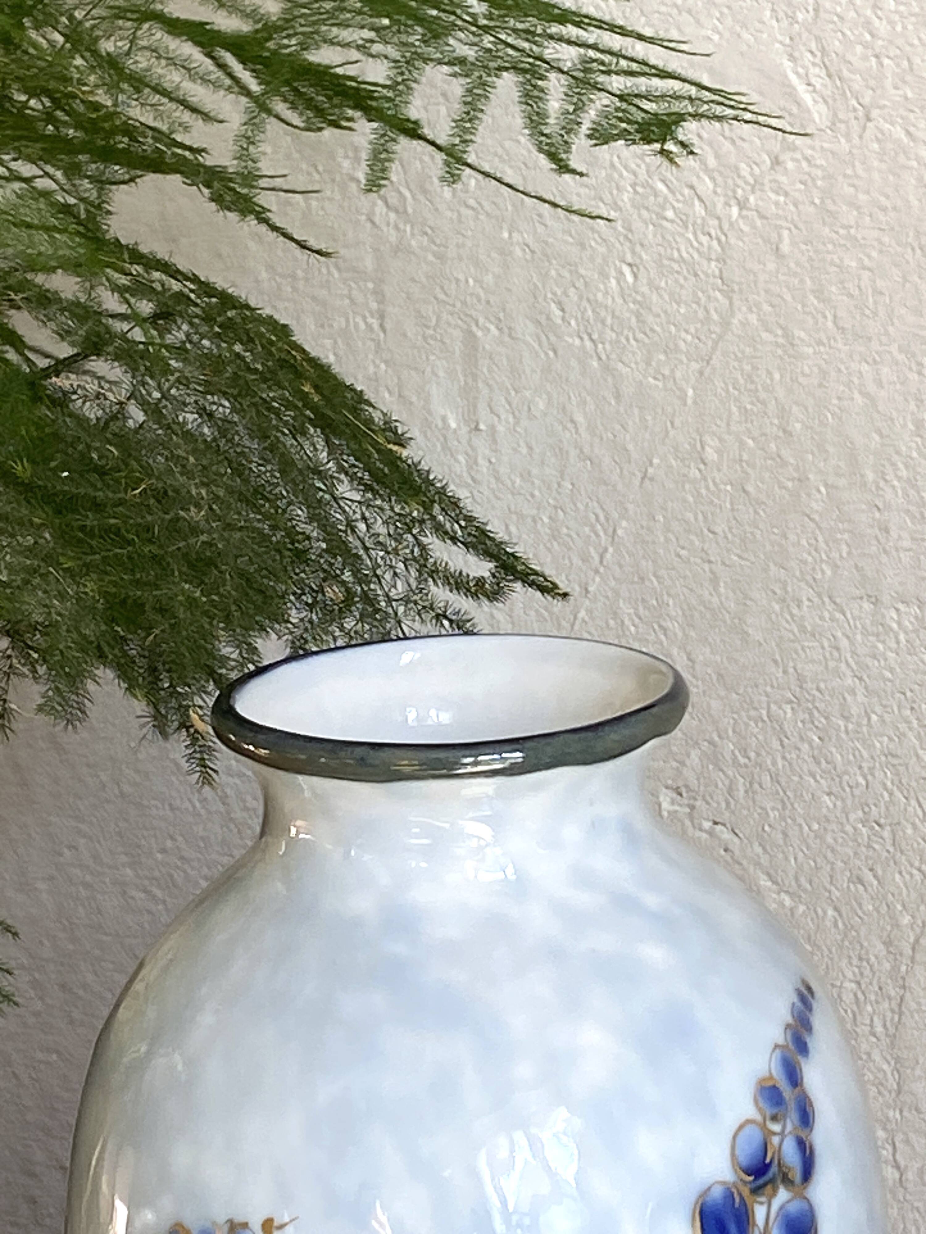 Vase from 1930 by Camille Tharaud in Limoges porcelain, signed - 27 cm