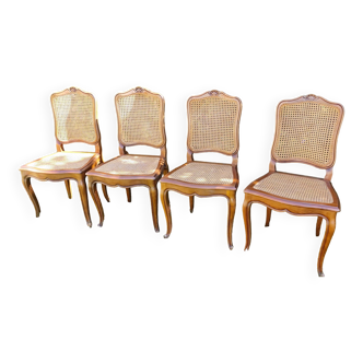 set of 4 regency style chairs
