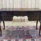 English chippendale desk in walnut from the 1950s