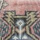 Tapis pastel turc vintage 99 x 52cm