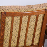 Pair of Mid-Century Beech Armchairs Made By ÚLUV, Revived Polish, Czechia, 1960s