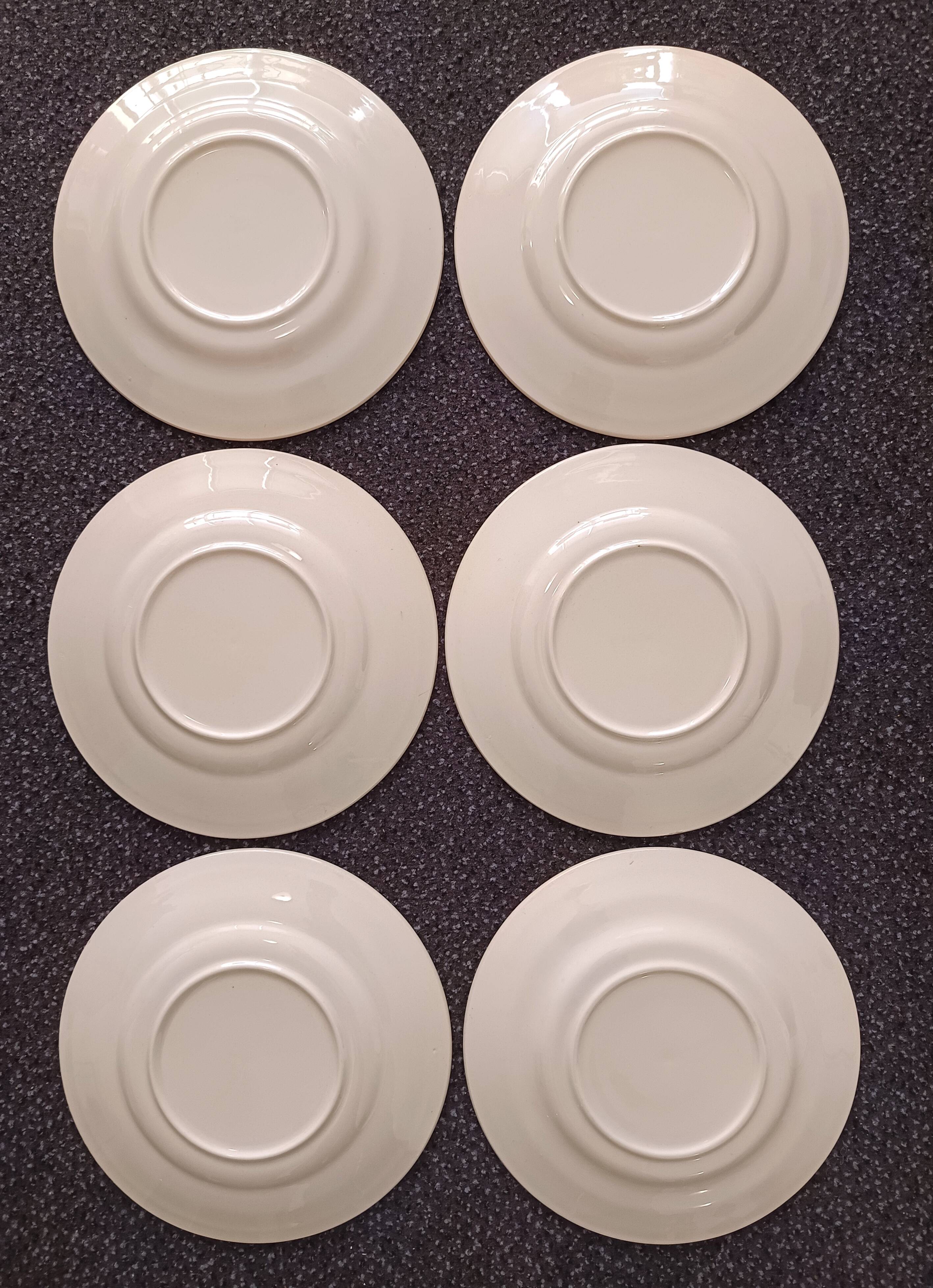 Antique Art Deco dessert plates
