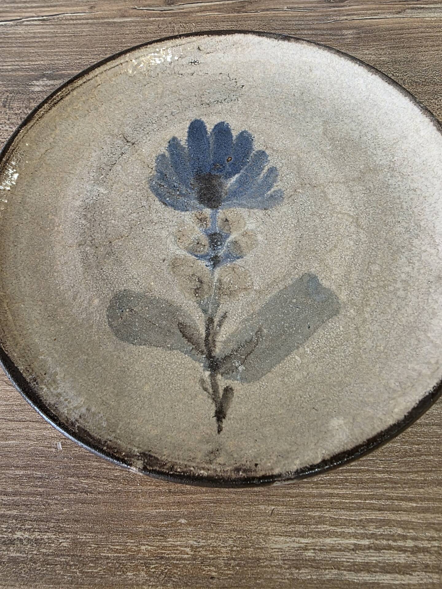 Ceramic plate Gustave Reynaud Le Mûrier Vallauris vintage
