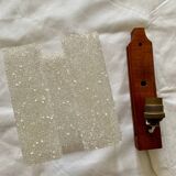 Scandinavian style wooden and perspex wall light
