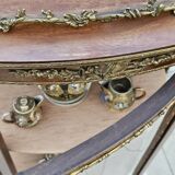 Louis XV style curved display case