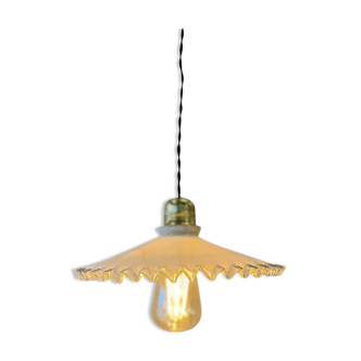 Opaline lamp serrated edge LA05