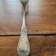 10 antique silver plated metal dessert spoons and forks