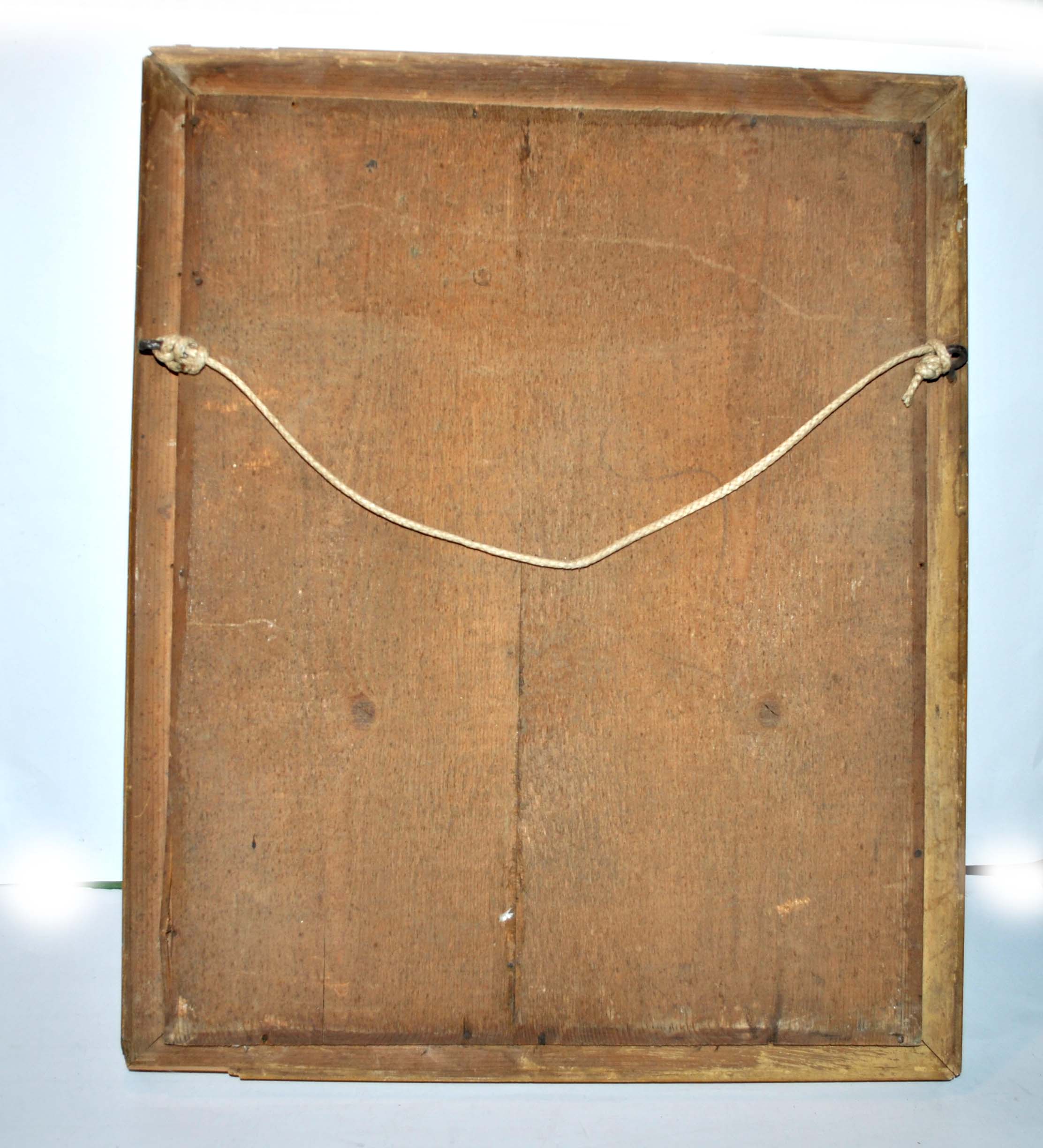 Old mercury mirror Restoration 19th century - Gilded frame with leaf