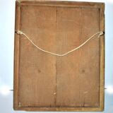 Old mercury mirror Restoration 19th century - Gilded frame with leaf