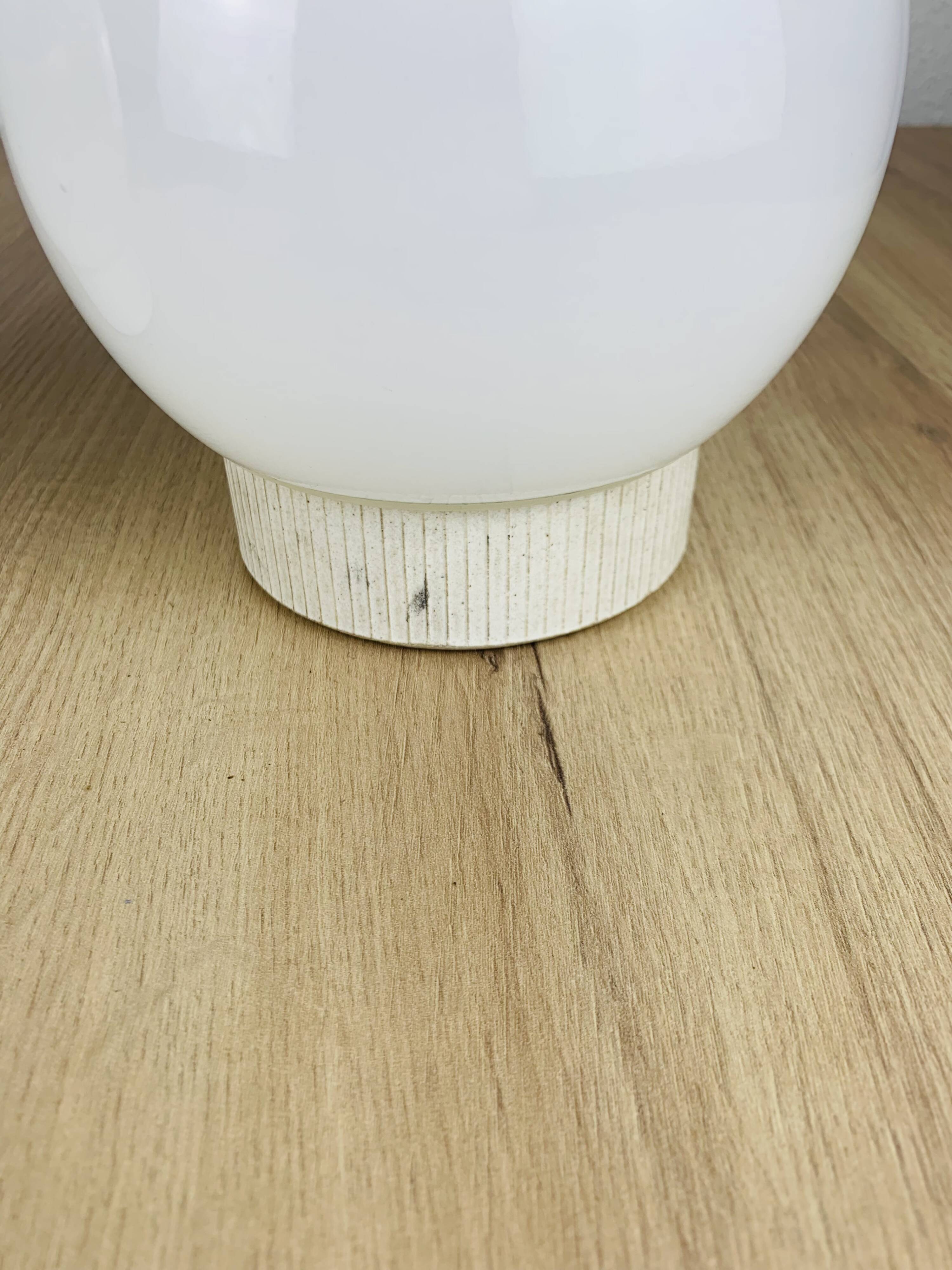Pair of vintage opaline globe wall lights, ceiling lights