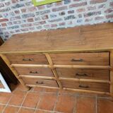 Bamboo chest of drawers