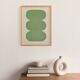 Peinture abstraite sur papier - signée Eawy