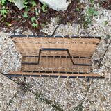 Raoul Guys vintage wicker magazine holder