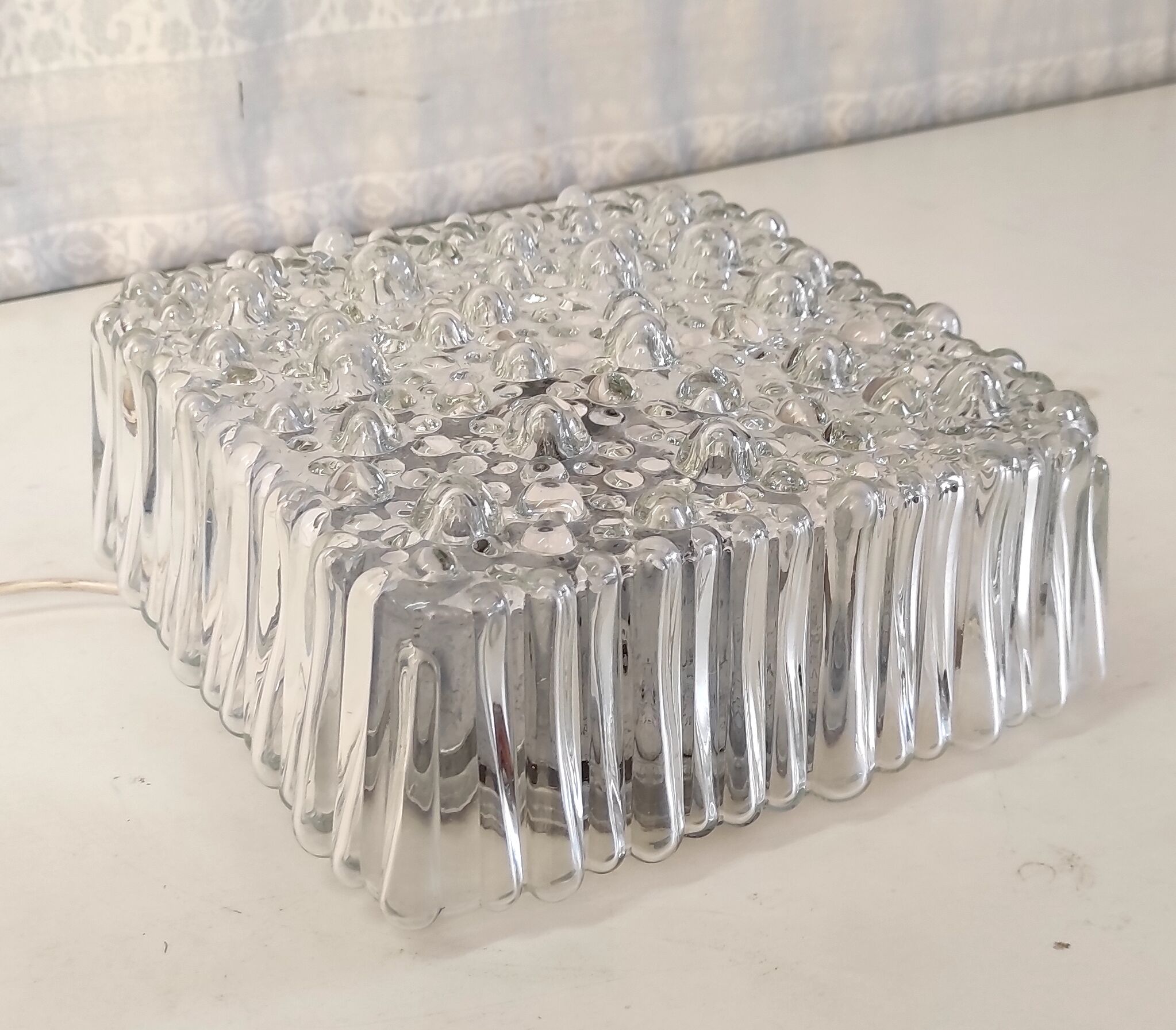 Bubble glass wall lamp/ceiling lamp (GM) – 60s