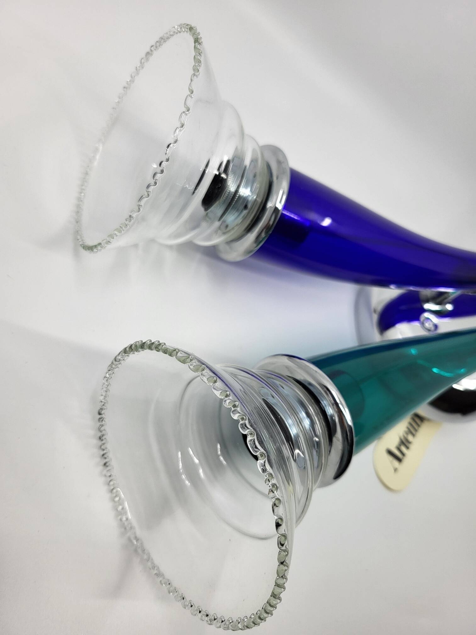 Wall light Giuseppe Righetto by Artemide in Murano glass, Italy 1980.