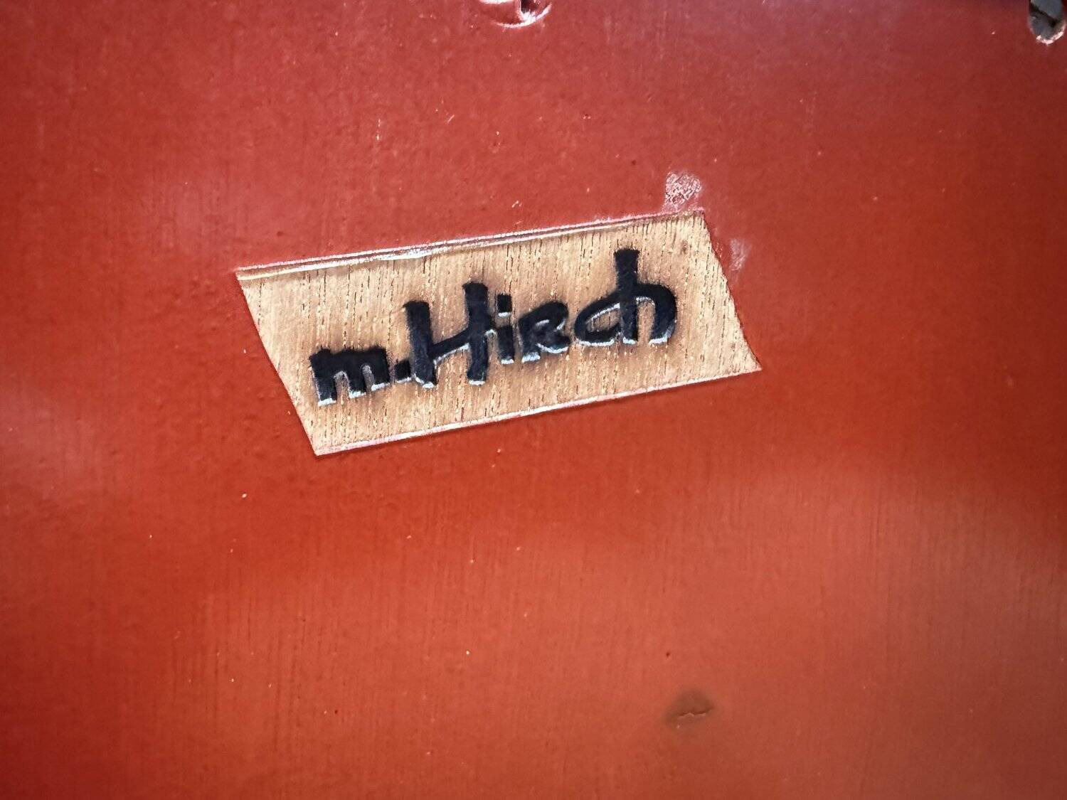 Paire de tables de chevets 1970 "Maurice Hirsch"