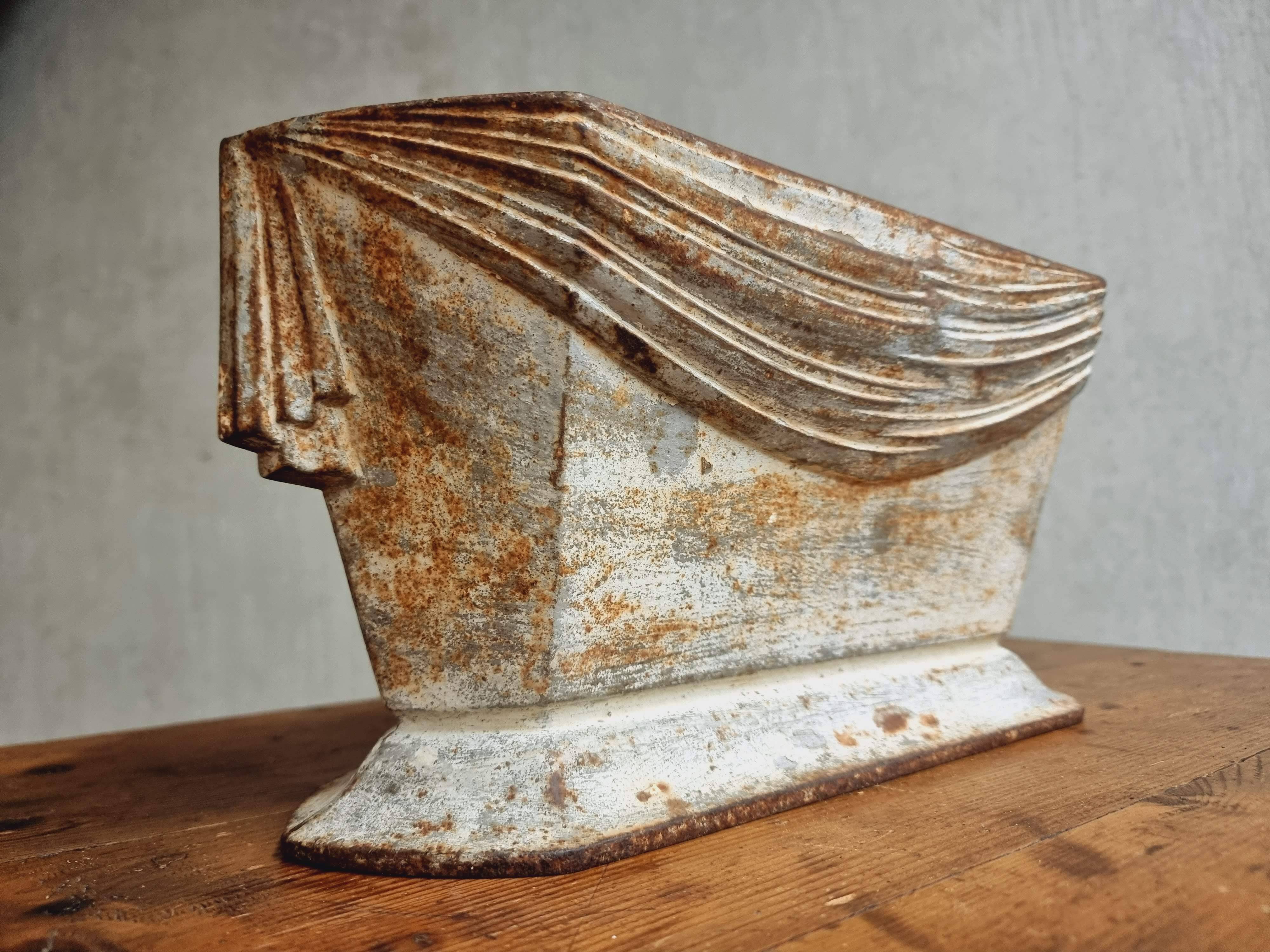 Antique cast iron jardinière French Art Nouveau