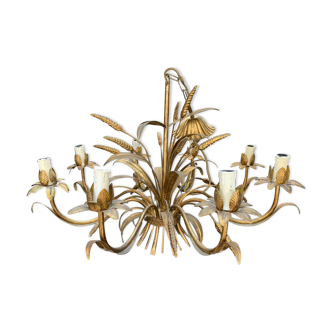 Golden chandelier