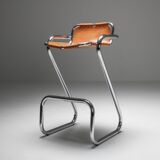 Suite de 5 tabourets de bar Dal Vera 'Les Arcs'  1960