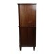 Commode Chiffonnière Ancienne en Acajou Flammé sur Chêne XIXe Siècle