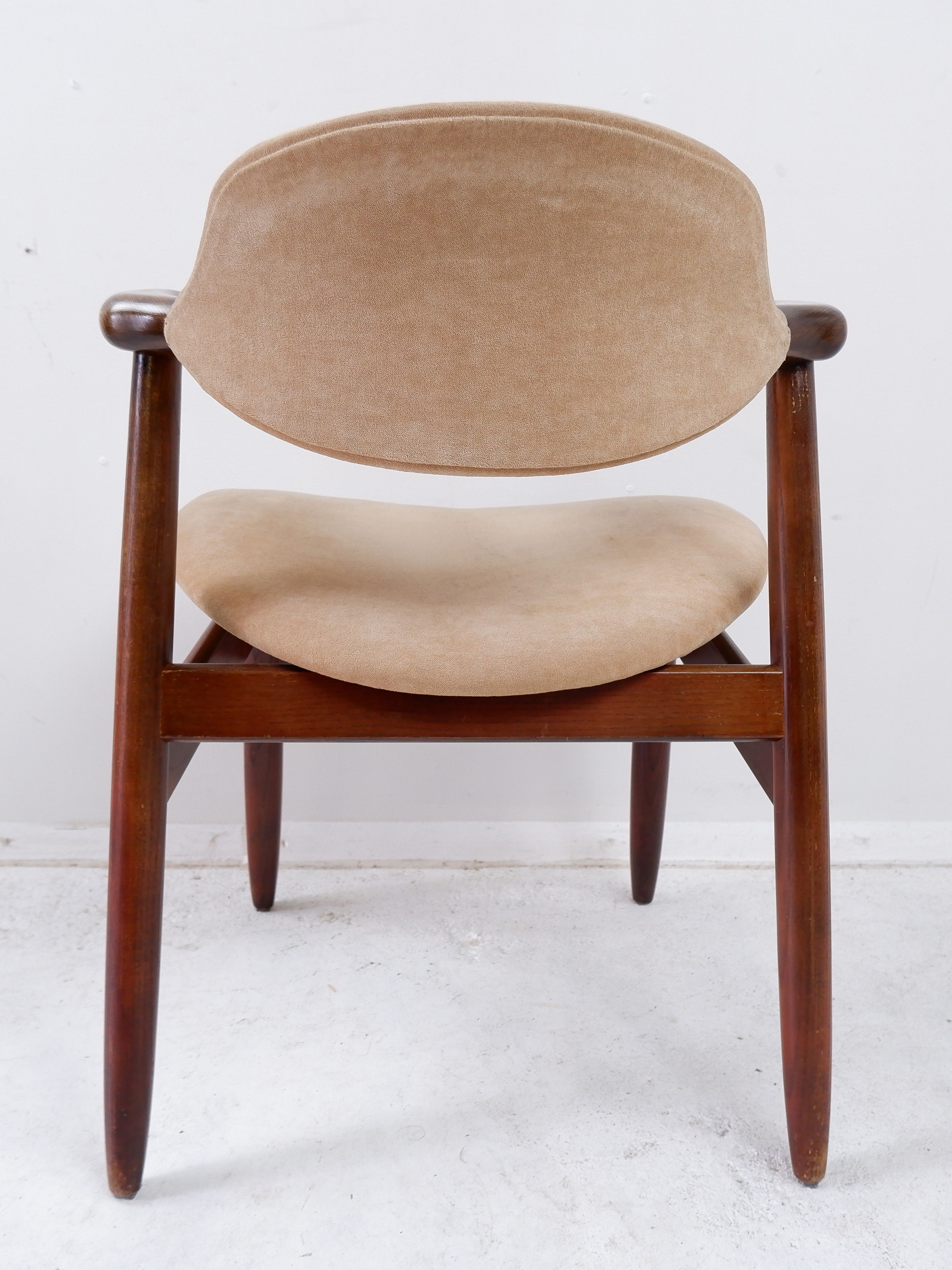 Vintage cow horn chair by Tijsseling, 1960s