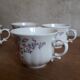 Set de 5 tasses en porcelaine de Bavière