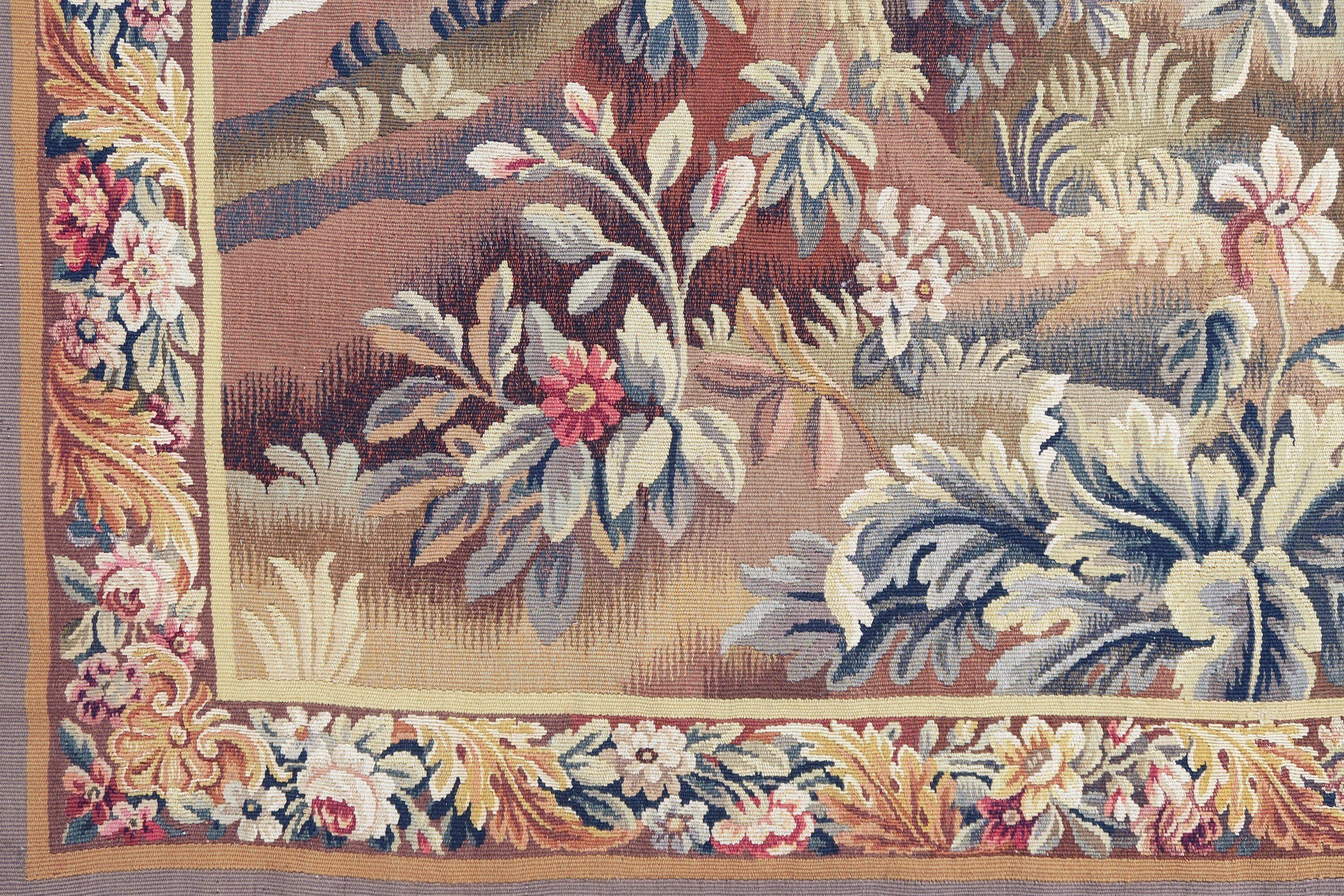 French tapestry Aubusson 19th century