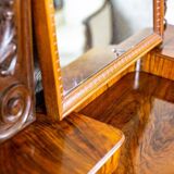 Antique Two-Part Dresser with Mirror, 1890s
