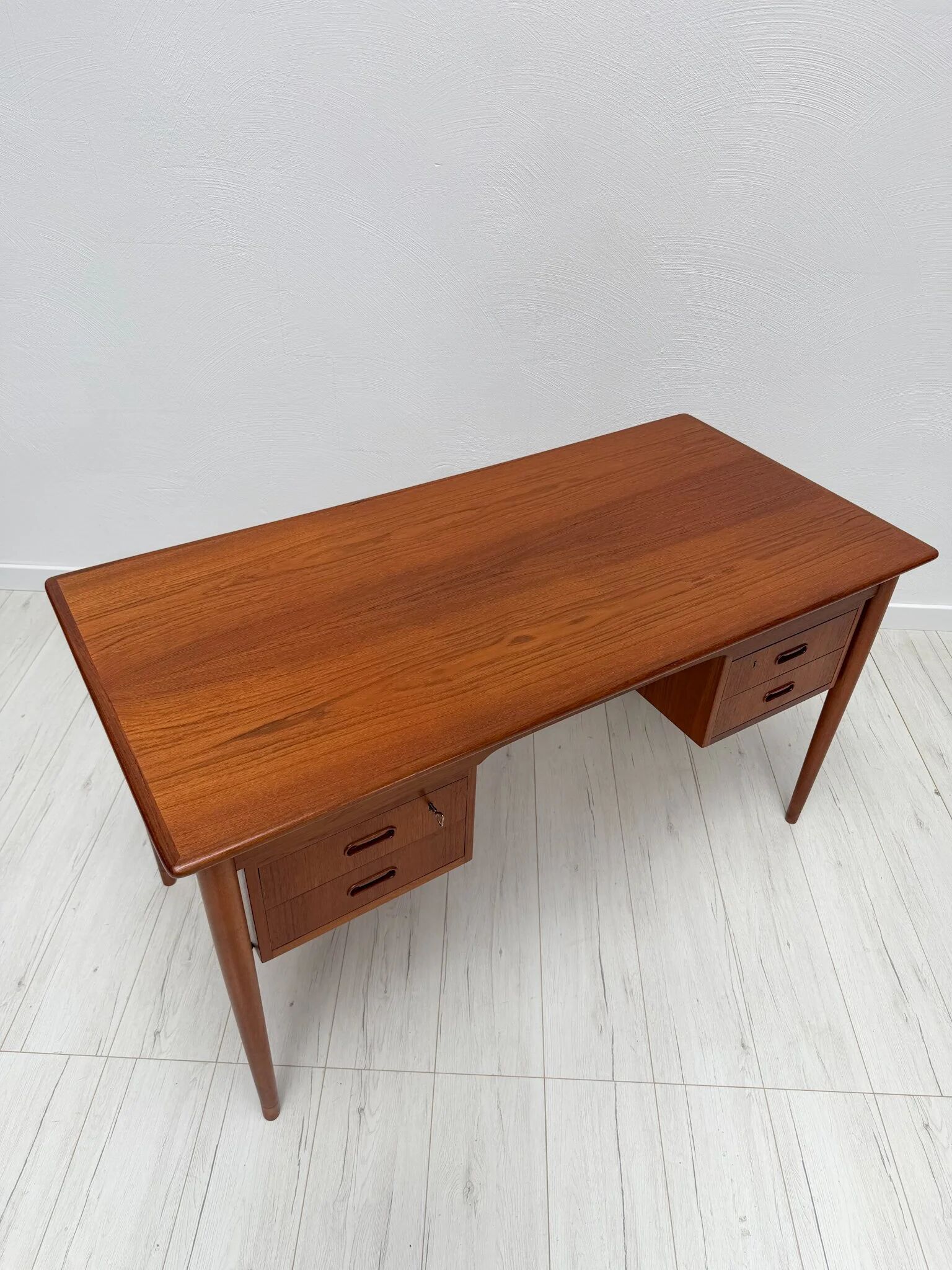 1960s vintage mid-century Danish design teak writing desk