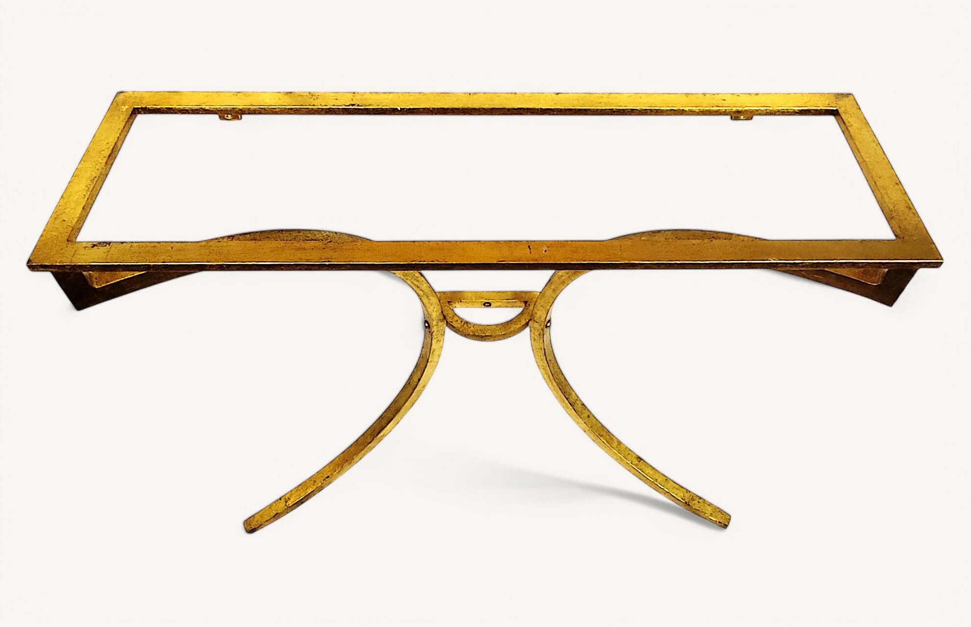 Gold Metal Console by Robert Thibier