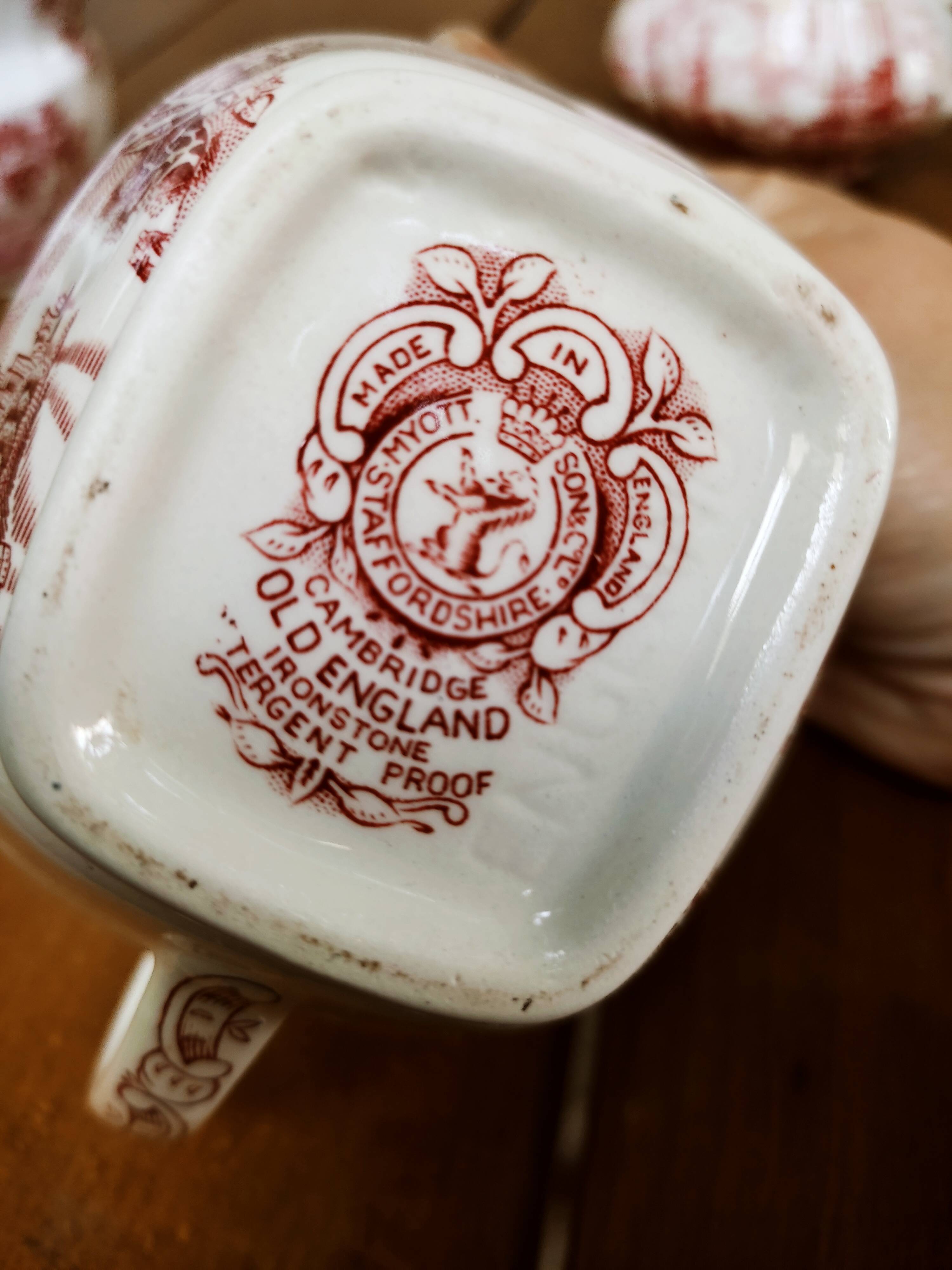 Collection of 3 milk jars in faience