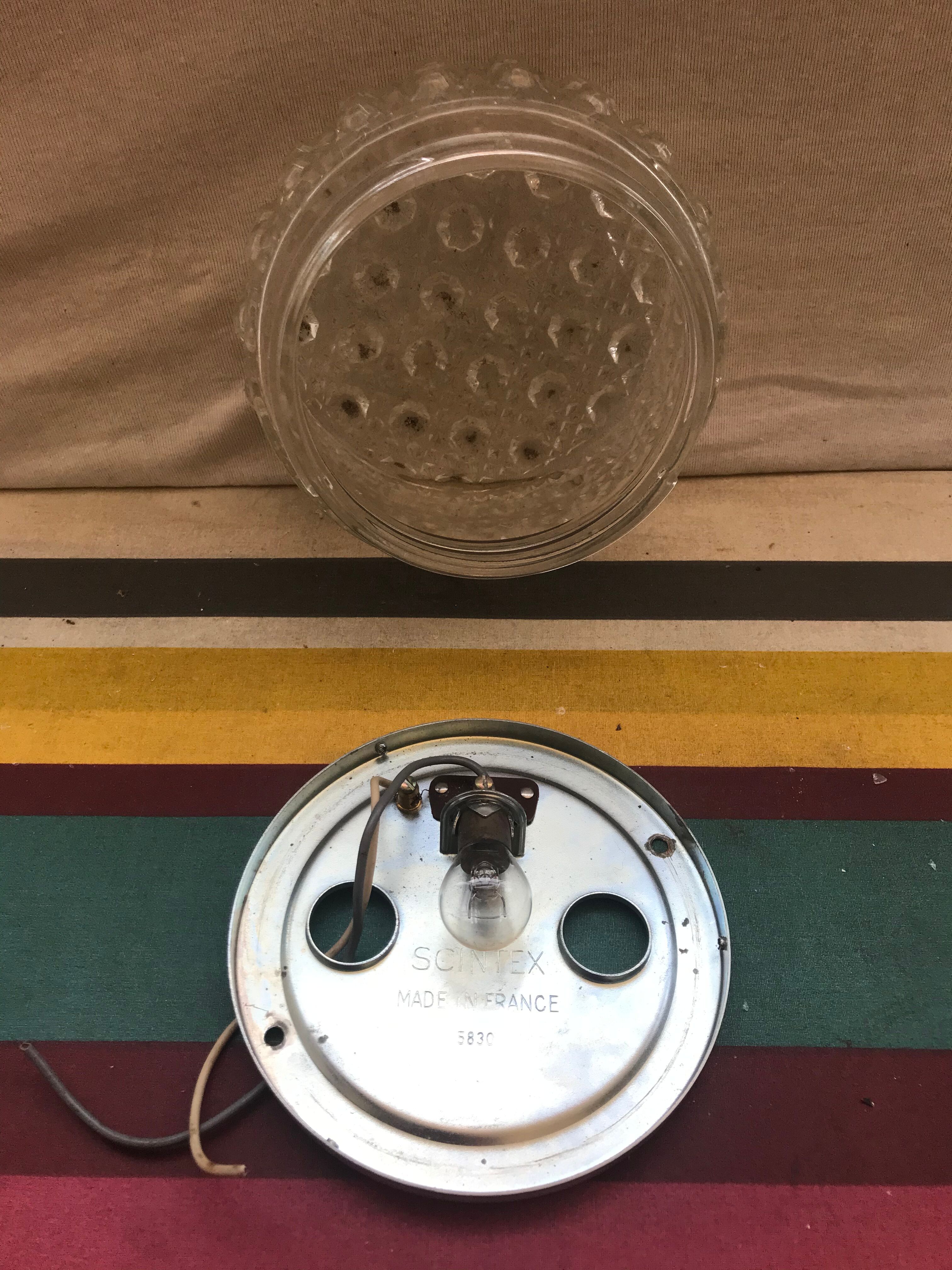 Glass sconce