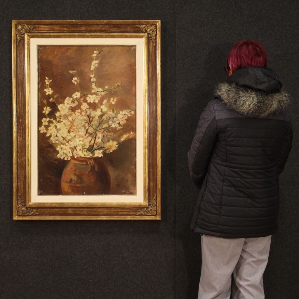 Painting signed still life from the 20th century