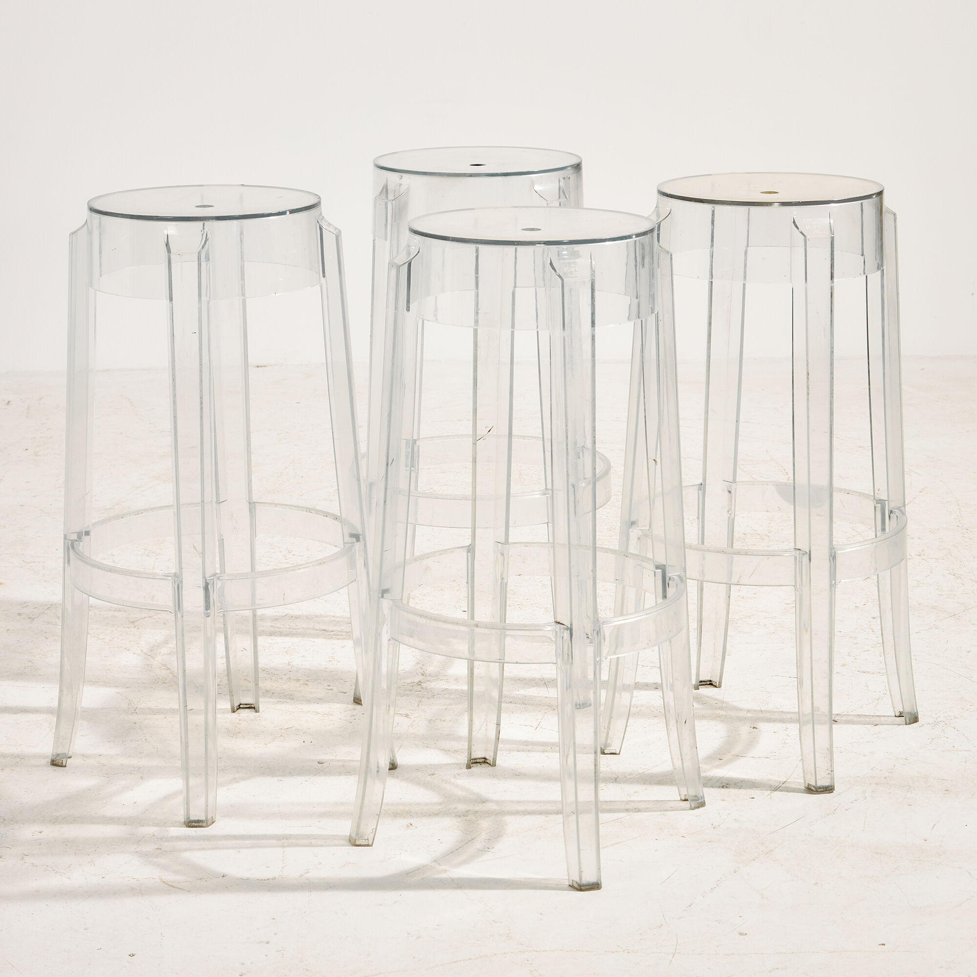 Charles Ghost bar stool by Philippe Starck for Kartell