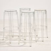 Tabouret de bar Charles Ghost par Philippe Starck pour Kartell