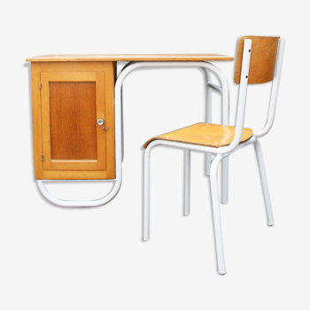 Bureau école et sa chaise