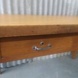 Solid oak farm table